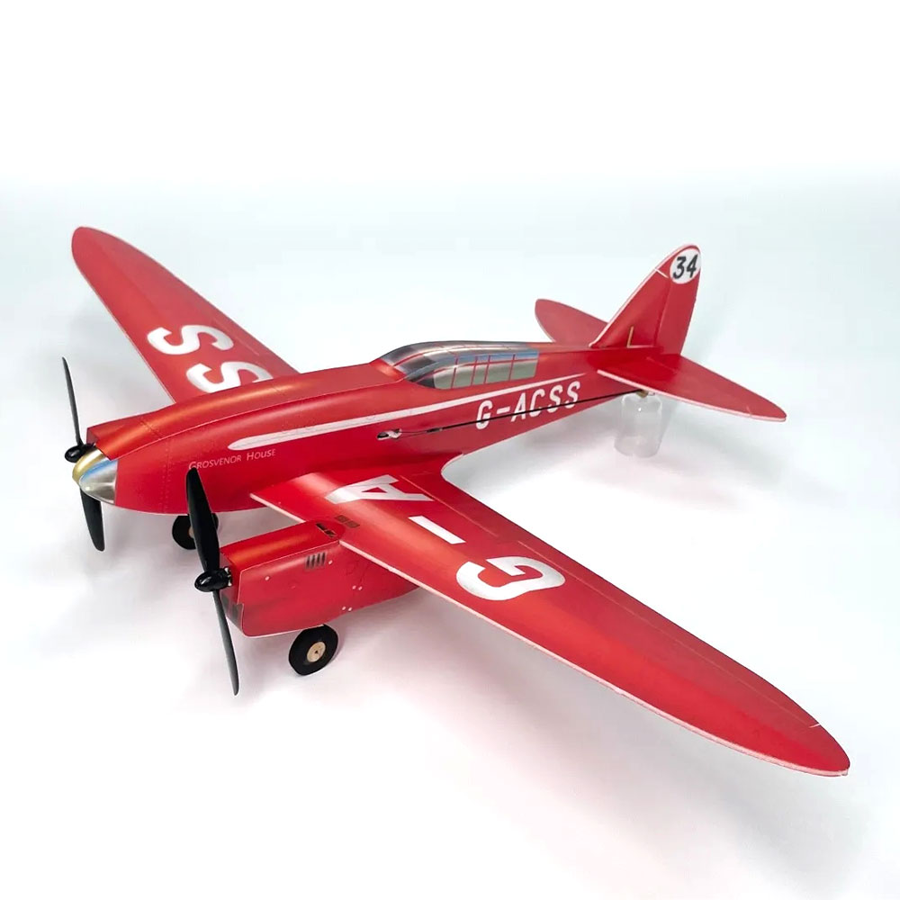 Der-RC-Flugzeugbausatz-KT-Foam-De-Havilland-DH88-Dual-Motor-mit-einer-Spannweite-von-460-mm-KITMotor-1996751-4